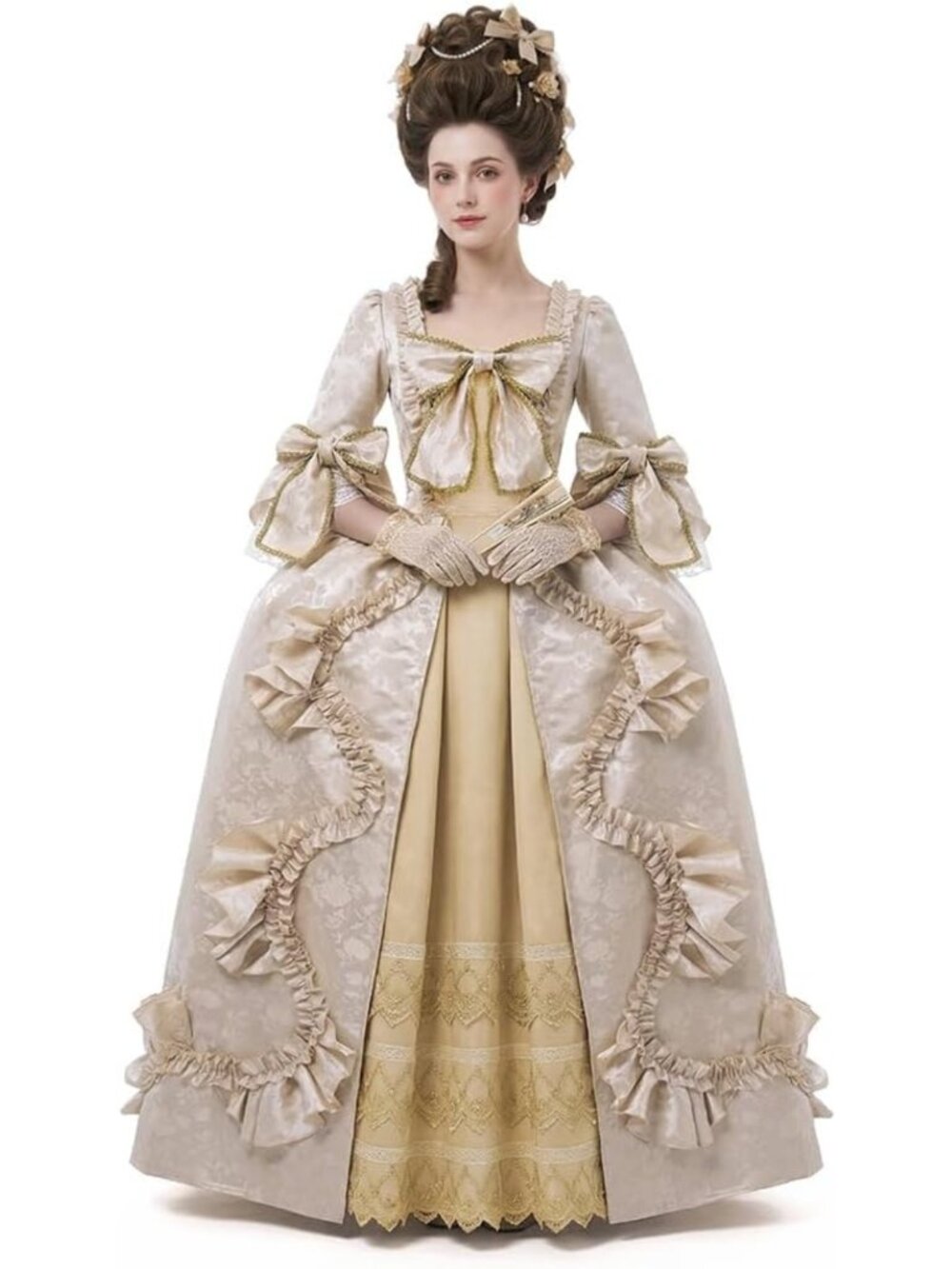 Elegant Rococo Baroque Marie Antoinette Ball Gown | 18th Century Victorian Dress
